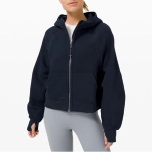 Lululemon Oversized Full Zip Scuba Hoodie Navy XS/S